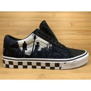Vans X House Of Terror The Exorcist Old Skool Men's Size8.5 Black Skate Shoes